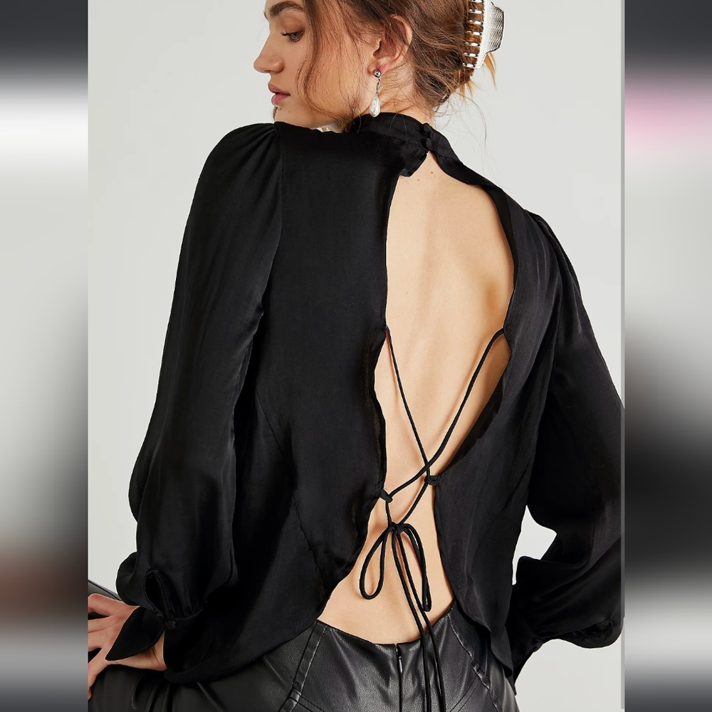 Free People Fiona Backless Top